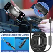 2-10M USB 8 LED Endoscope Waterproof Endoscope Camera Inspection for iOS
