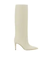 Paris Texas Pointed Toe Knee-High Boots 36 Nude
