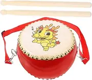 Abaodam 1 Set Hand Drum Percussion Instrument for Durable Dragon Pattern Design for Stage Performances Music Events and Early Education Activities