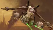 Low Altitude LAATi Star Wars Transport Wood Model Free Ship