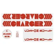 Charger - Custom built -Red decal set - Old school bmx
