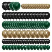 Green Double Stuffed Gold Dark Green Party Decorations Metallic Girls