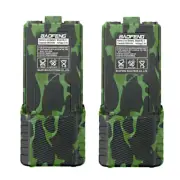 2X Brand New Baofeng UV5R series 7.4v 3800mAh Li-ion Extended Battery Camo Green