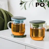 在飛比找ETMall東森購物網優惠-【PO:Selected】丹麥泡茶玻璃杯350ml 2.0 