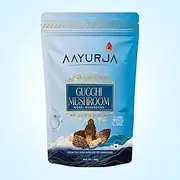 Jumbo Gucchi Mushroom | Himalayan Kashmiri Jumbo Gucchi Mushrooms Nutrient-Rich | Heart-Healthy | Versatile Culinary Delight And | Dried Morel Mushroom | 50 Grams