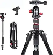 Zomei M5 Travel Camera Tripod,Lightweight Aluminum Tripod Compact Portable Stand with 360 Degree Ball Head and Carry Bag for Canon Nikon Sony Samsung Olympus DSLR