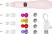 Rhinestone Art Painting Pen, Electric Rhinestone Applicator, Rechargeable Quiet Pen, Long-Lasting Cordless Design, 3 Adjustable Modes, for Paint Puzzle Crafts, (White/Pink)
