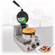 Belgian Waffle Maker Thick | 360 Rotating Mechanism | Round-Shape Waffles | 110V