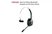 PROMATE Over Ear Mono Bluetooth Headset w/ HD Voice Clarity ENGAGE.BLK