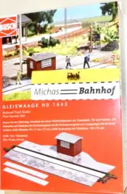 Busch 1643 Track Scale With Füllstücken F AC 2-ltr & Dc 3-ltr H0 1:87 HW1 Μ