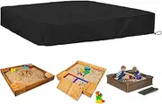 Sandbox Rain - Kids Sandbox Sand ,Waterproof Dustproof Kids Sandbox with Lid, for Sandpit Canopy Sand Toys Buniq
