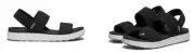 Keen Elle Backstrap Black Strappy Stretch Sandal Women's US sizes 5-11/NEW!!!