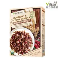 在飛比找momo購物網優惠-【Vilson米森】蔓越莓可可脆麥片350gx1盒