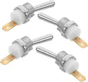 YARNOW 4pcs Metal Toggle Switch for Chainsaw Replacement Parts Push Pull Safety Shutdown Emergency Stop for Petrol Saw Marine Use