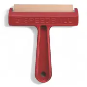 ComfortRoll PrintMate - 4" Soft Rubber Brayer Roller Tool for Block Printing, Vi