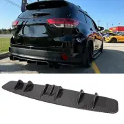 For Toyota Highlande Rear Lip Bumper Diffuser 7 Shark Fin Spoiler Splitter Wing (for: Toyota)