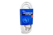 The Brute Power Co 3m Extension Lead Cord Cable AU NZ 2400W 240V Home Plug WHT
