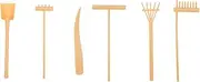 Mini Zen Garden Rake Meditation Sand Zen Garden Tools Zen Garden Accessory 6pcs