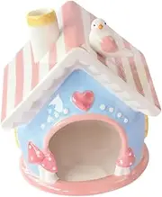 Leefasy Hamster House Creative Small Pets Play Hut for Guinea Pig Hedgehog Squirrels