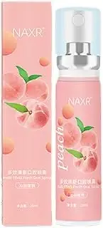 Fruity Breath Peach Mint Breath Freshener Spray Halitosis Odor Treatment 20ml Spray Care Mouth Liquid Freshener Refreshing