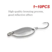 1~10PCS 5g trout spoons brass fishing spoons pesca micro metal lures area trout