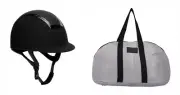 TuffRider Protective Head Gear for Equestrian Riders with BONUM Helmet Bag