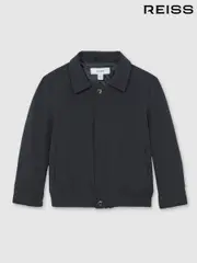 Reiss Blue 13-14 yrs Zip Through Harrington Jacket (E11044) | $155