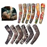 UV Sun Protection Fake Temporary Nylon Tattoo Unisex Sleeves (1PCS)