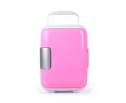 Mini Refrigerator in Vehicle Portable Outdoor Dormitory Refrigerator - PINK
