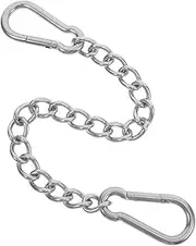 KITANDOVE Stainless Steel Chain Tree Straps for Swing Adjustable Swing Hangers Chain for Hanging Plants Swivel Windproof Hook Heavy Bag Chain Hammock for Stuffed Animals Hammock Straps