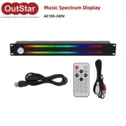 Music Spectrum Display LED64X2 Rhythm Light VU Meter Supports Voice Control