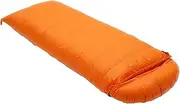 Hiking Sleeping Bag Camping Sleeping Bag,Can Be Used in 4 Seasons Soft and Skin-Friendly, Warm and Waterproof Machine Washable,Suitable for Men and Women (Color : Orange, Size : 1600g)