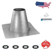 4" x 6-5/8" DirectVent Pro Aluminum Vent Pipe - Sleek and Efficient Design