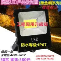 在飛比找蝦皮購物優惠-100W 50W 黑金剛室外投射燈