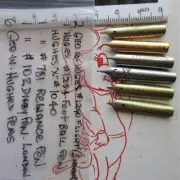 6 RARE VINTAGE MIXED GEO W. HUGHES DIP PEN NIBS-LISTING & PHOTOS+LETTERS+DRAW +