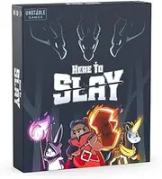 TeeTurtle Here to Slay Base Game - from The Creators of Unstable Unicorns - A Strategic Card Game for Teens and Adults Mixed Colours