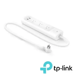 【TP-Link】KP303 3開關插座2埠UBS 新型wifi無線網路智慧電源延長線(防雷擊防突波 / 4尺1.2m)