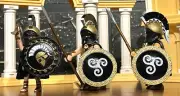 Playmobil Spartans Greek Custom Made Soldiers - Three Argos Hoplite Soldiers!!