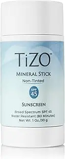 Tizo Mineral Stick Non Tinted SPF 45 for Women 1 oz Sunscreen