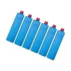 6 Pieces Ice Crystal Boxes Portable Freezer Blocks for Outdoor Travel Family