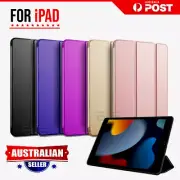 For iPad 9th 7th 5th Generation Mini 2 4 5 Air 4 Smart Folio Leather Case Cover