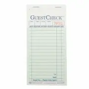 Two-Part Carbonless Guestcheck Pad, 3 1/2 X 6 3/4, 50 Sets/book,