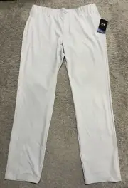Under Armour Men’s Golf Pants 36x32 Iso-Chill Tapered Halo Gray NWT $100