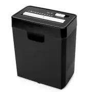 Home Use, 8-Sheet Strip Cut Paper Shredder,Also Shred Card/Staple,Small Mini Doc