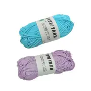 Polyester Yarn Glow in The Dark for Crocheting DIY Handcraft Yards for Craft