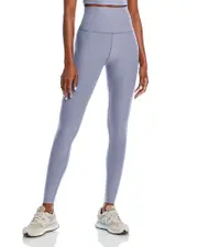 Spacedye Caught In The Midi High Waisted Legging in Cloud Gray Heather