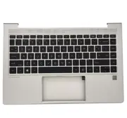 M48794-001 New For HP Probook 640 645 G8 Laptop Palmrest Keyboard Silver
