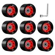 4X(8Pack 95A 58mmx39mm,Indoor Quad Roller Skate Wheels,PU Wear-Resistant8899