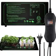 Seedling Heat Mat Heating Pad Plant Seed Starter Propagation Thermostat Control