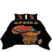 Africa Patterns The African Continent Coverlet
